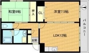 ウィンドコートの物件間取画像